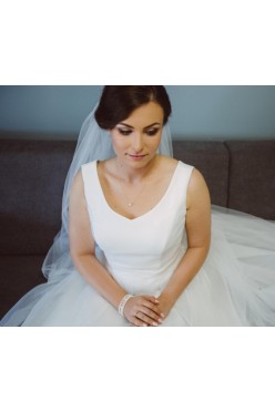 Suknia Ślubna Atelier Sylwia Kopczyńska, kolor off-white