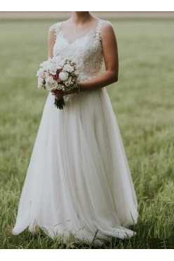 Suknia ślubna LadyBird model 317083 kolor Nude/Beige