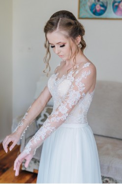 Suknia ślubna rustykalna xs/s