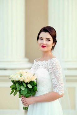 Suknia ślubna śmietankowa Eldorado od Margarett