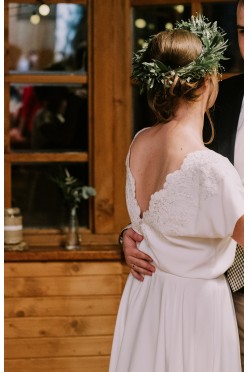 Suknia ślubna rustykalna - Luna BOSO