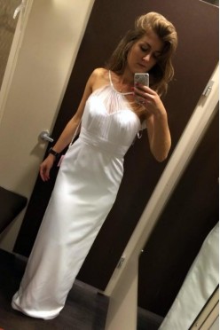 -NOWA!- Elegancka i z klasą suknia firmy KELSEY ROSE -NOWA!-