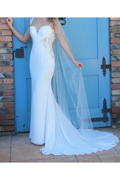 Suknia Ślubna Lilian West 2017 nr 6454 Ivory 34/36 + welon