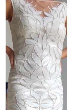 SUKNIA ŚLUBNA, ślub cywilny rozm 36