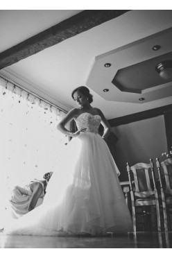 Suknia ślubna Justin Aleksander 8847 ivory 34