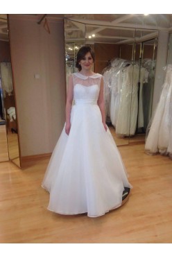 Piękna suknie ślubna Cymbeline Bardot Longe