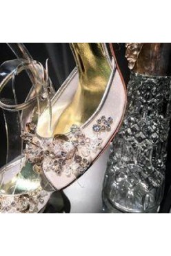 Freya Rose oryginalne nowe sandałki ślub Swarovski 36 / 37
