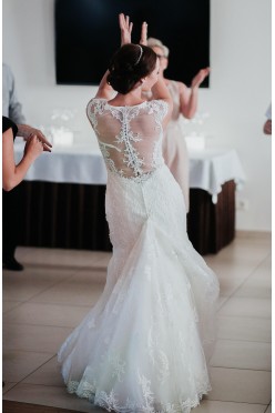 Koronkowa suknia Ronald Joyce rozmiar 36/38