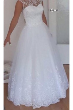 Suknia ślubna NOWA + welon kryształki