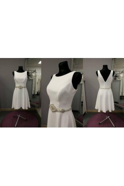 Krótka suknia ślubna