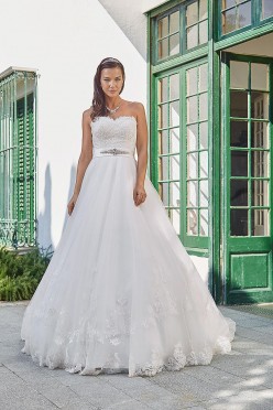 ŚLICZNA Suknia Ślubna Amera Vera biała. rozm. 38