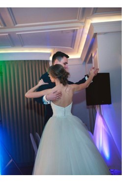 Suknia ślubna ecru 34