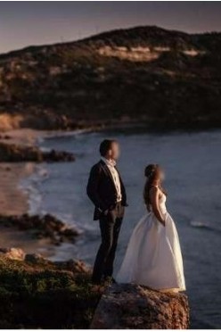 Suknia z kieszeniami Mystic Bridal Mocca Long 169 cm Mikado