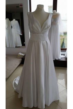 Suknia ślubna La sposa Ralea - wersja krótka i długa! 40-42