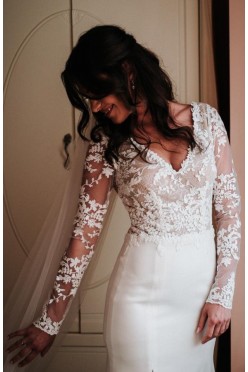 Kobieca suknia ślubna Viola Piekut Welon jedwabny Gratis