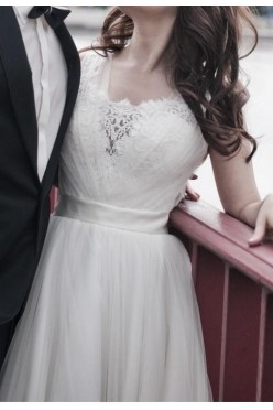 Piękna sukienka ślubna (ivory) 34/36