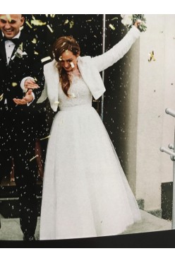 Oryginalna Suknia Ślubna - Spódnica + Koronkowe Body