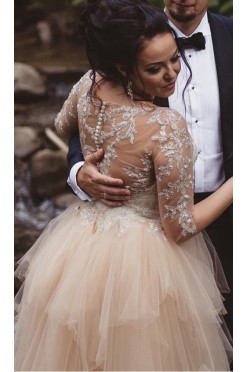 Suknia ślubna Enzoani BT17-06 rozm małe 40 Ivory\Blush