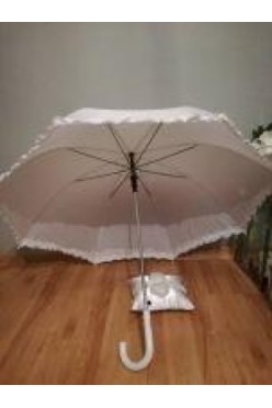 parasol ślubny i poduszka na obrączki (można kupić osobno )