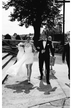 Biała suknia Ślubna Krótka i/lub długa rozmiar 34/36