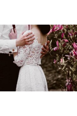 Suknia ślubna dwuczęściowa