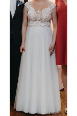 Suknia Ślubna literka A na niską osobę