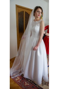 Suknia ślubna z kieszeniami Gabana