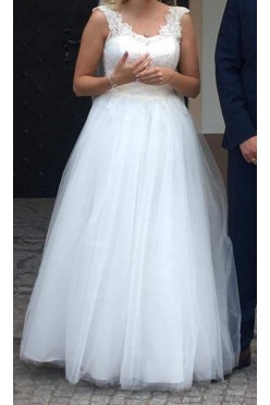 Suknia bez koła-cudownie się układa! szyta na zamówienie