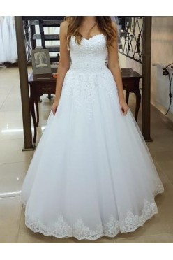 Suknia ślubna biała rozmiar 36 white bridal