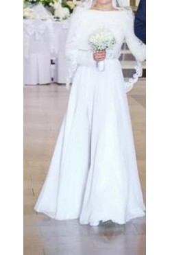 Piękna, rustykalna suknia ślubna