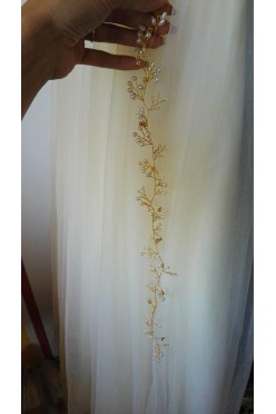 Suknia ślubna 38-40 ecru 175cm