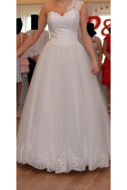 Suknia Ślubna biała rozm 36 księżniczka