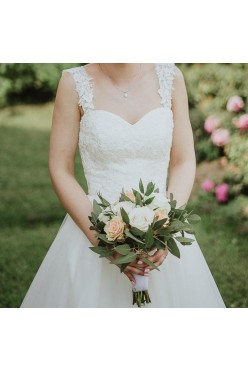 Suknia ślubna XS/34 z 3-metrowym welonem