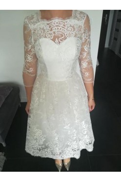 Krutka sukienka ślubna