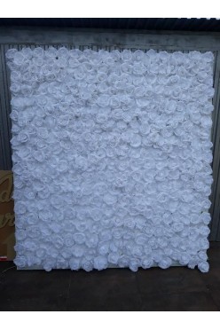 Ścianka kwiatowa białe róże