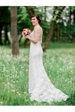 Suknia ślubna dla wysokiej Panny Młodej