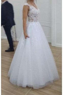 Sprzedam Suknię Ślubną Białą 34/36