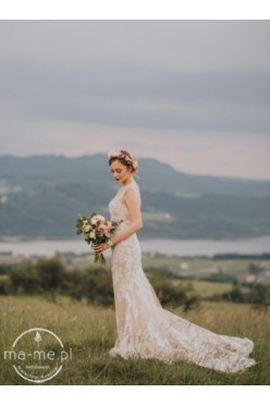 Suknia ślubna Dominiss Dzhaklin plus welon