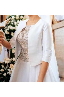 Suknia ślubna, ozdobny gorset