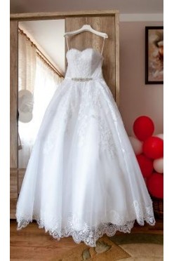 Suknia ślubna Alisa Relevance koronka princeska GRATISY