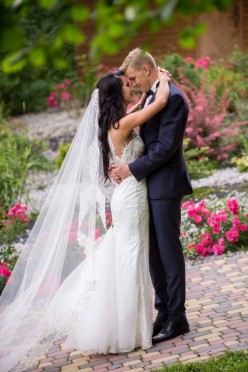 suknia ślubna Milla Nova r.34 + 2welony, model BLER