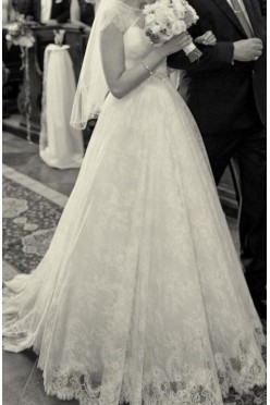 Prześliczna i mega wygodna koronkowa suknia ślubna