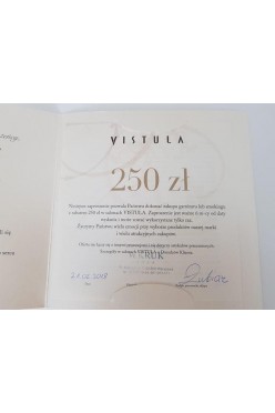 Voucher Vistula z rabatem na Garnitur/Smoking 250zł