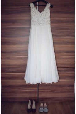 Suknia ślubna projektu Sylwii Kopczyńskiej