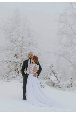 Suknia ślubna--szyta na miarę