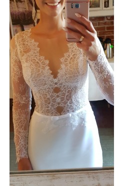 Suknia ślubna z koronka