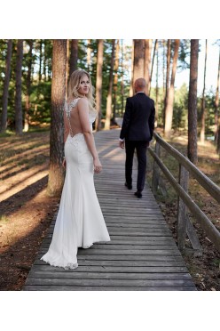 Suknia ślubna Milana - Ivory 36/małe 38