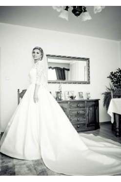 Przepiękna suknia wg własnego projektu!