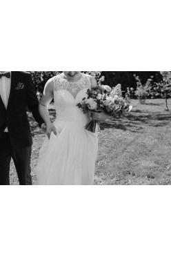 Rustykalna Suknia ŚLUBNA 2018