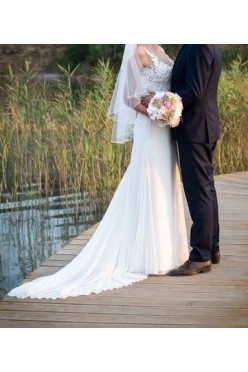 Suknia ślubna rozm.36 *tren *syrenka